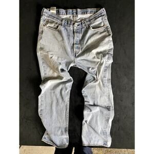 LEVI'S 501 DISTRESSED JEANS 36X34
